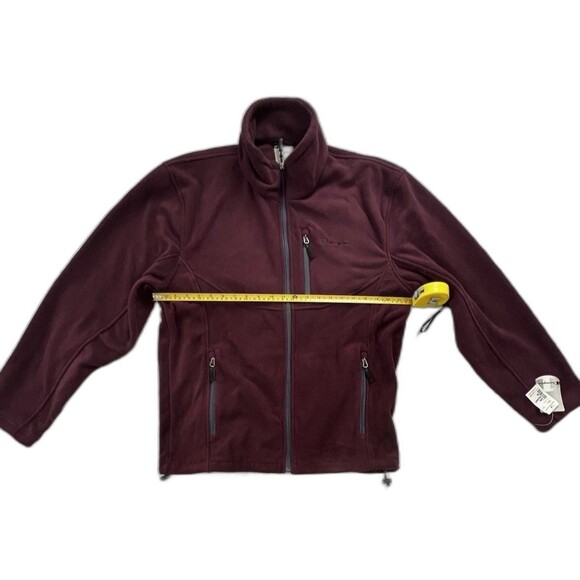 Champion Performance Men’s Dark Mulberry Full Zip Fleece Jacket Size M New Tags - Picture 7 of 10